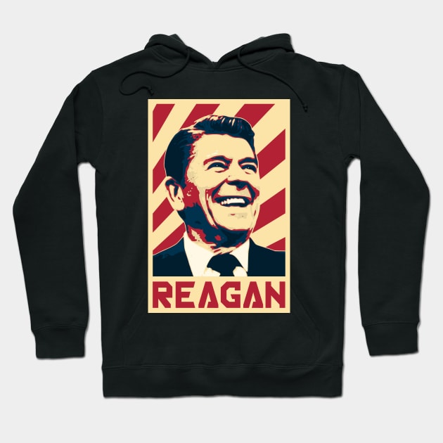 Reagan Retro Propaganda Hoodie by Nerd_art